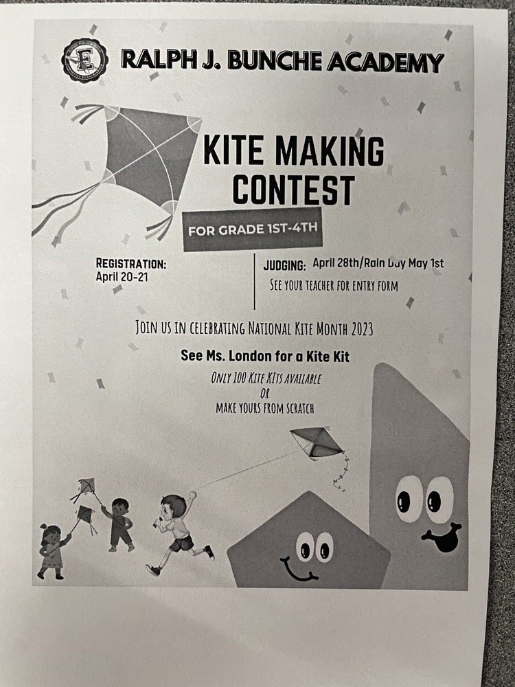 Kite Making Contest Ralph J. Bunche Elementary