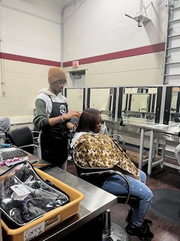 Corry Terry-CTE Cosmetology Student