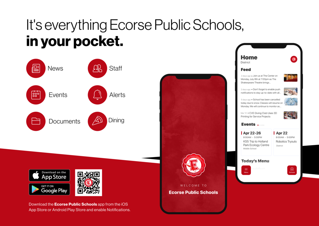 Ecorse Public Schools App announcement