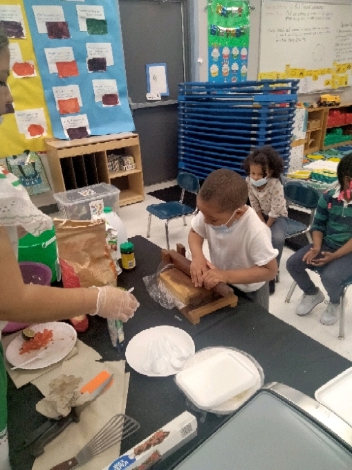 Happy Cinco de Mayo! Mrs. Castillo and our students learn about Mexico and make tortillas. 